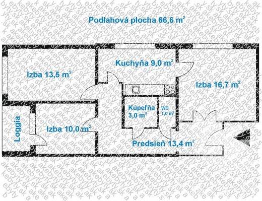 Predaj moderný 3 izbový byt Bratislava IV Karlova Ves Hany  Meličkovej