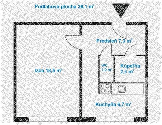 Predaj 1 izbový byt BA III Rača Žárovická ulica